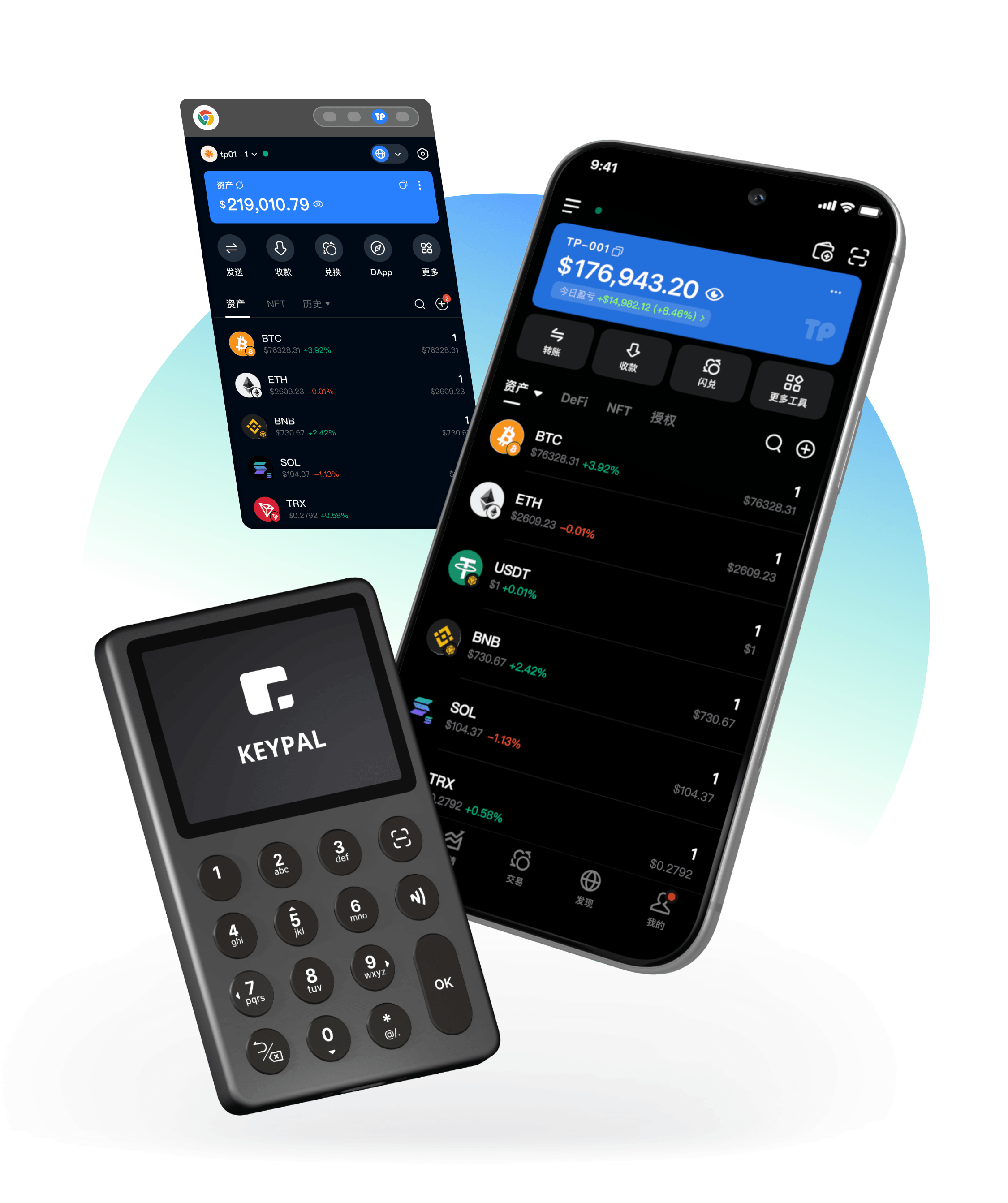 TokenPocket Web3 服務控制台展示